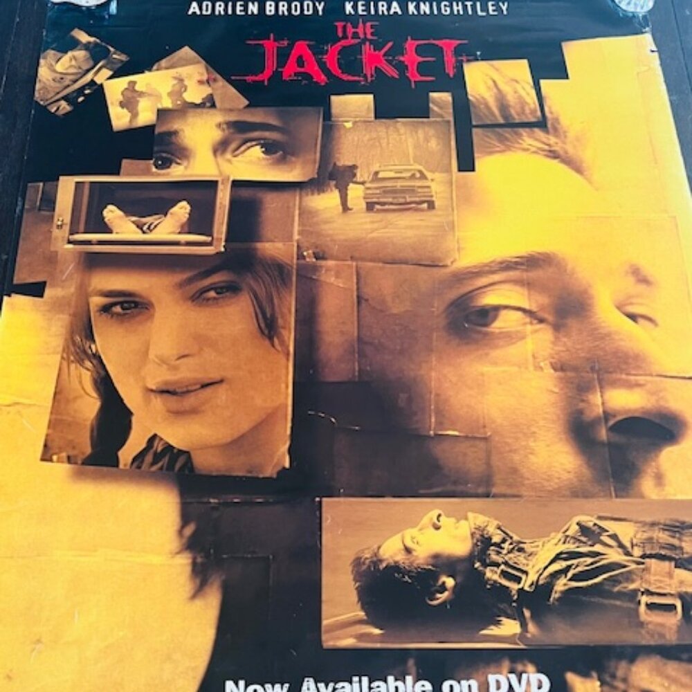 Movie Theater Poster Lobby Card Wall Vtg 2005 The Jacket Adrien Brody Knightley